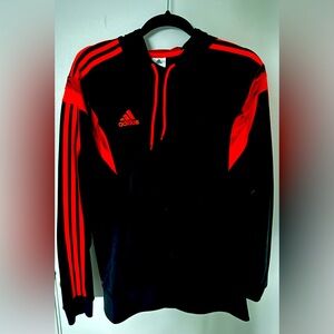 Adidas Speedkick Condivo Hoodie Black/Orange Size Medium